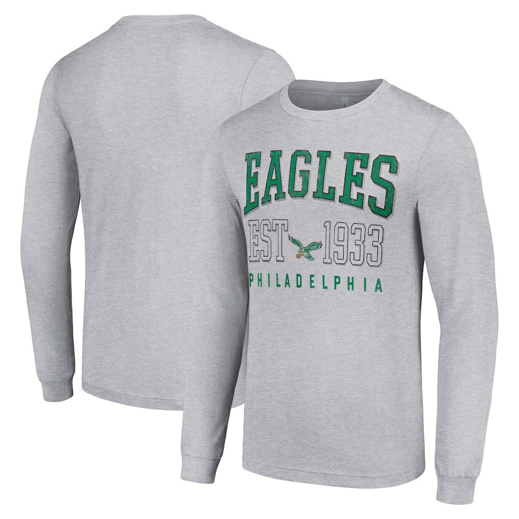 Starter Throwback Logo Long Sleeve T-Shirt - Philadelphia Eagles T-shirts