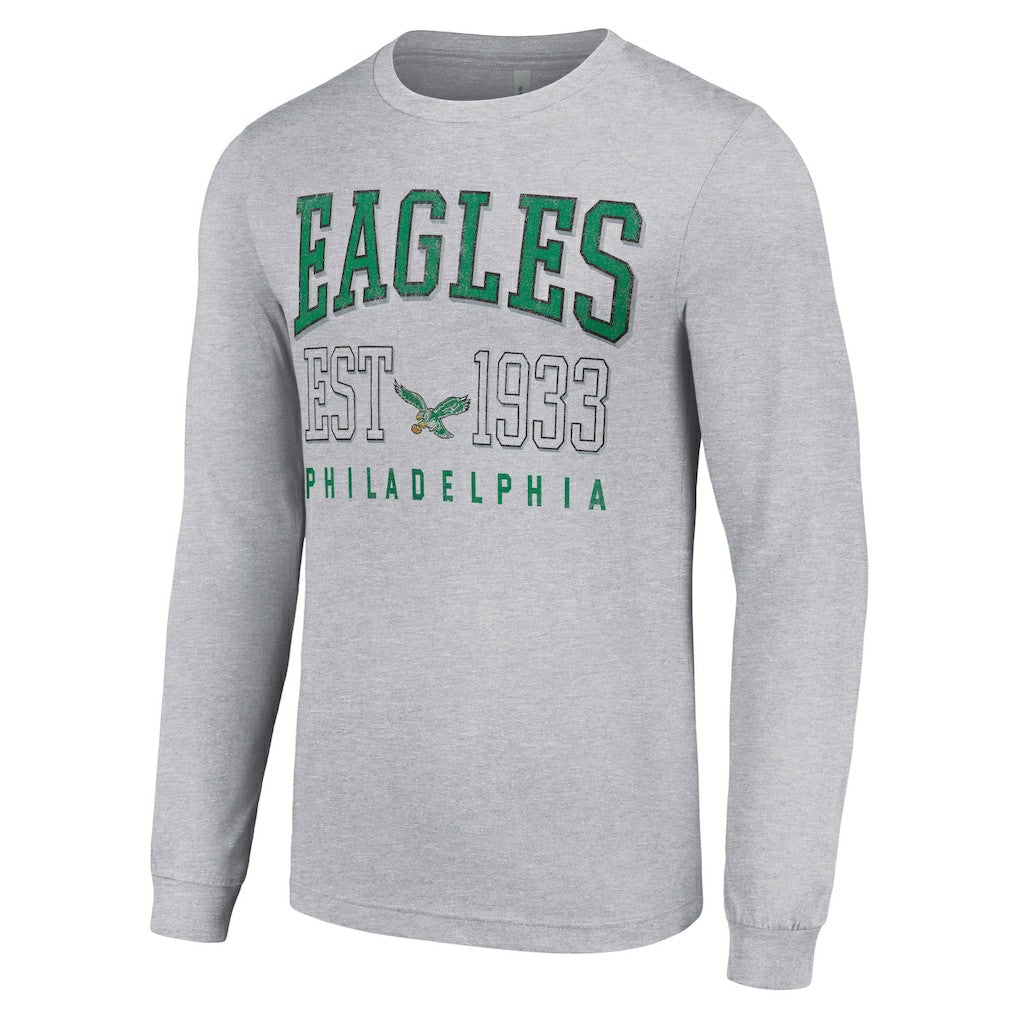 Starter Throwback Logo Long Sleeve T-Shirt - Philadelphia Eagles T-shirts