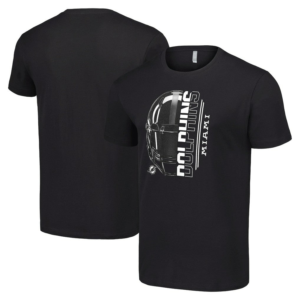 Starter Half Helmet Logo T-Shirt - Miami Dolphins T-shirts