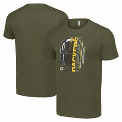 Starter Half Helmet Logo T-Shirt - Green Bay Packers T-shirts