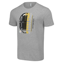 Starter Half Helmet Logo T-Shirt - Pittsburgh Steelers T-shirts