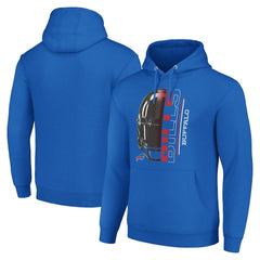 Starter Unisex Half Helmet Logo Pullover Hoodie - Buffalo Bills Hoodies