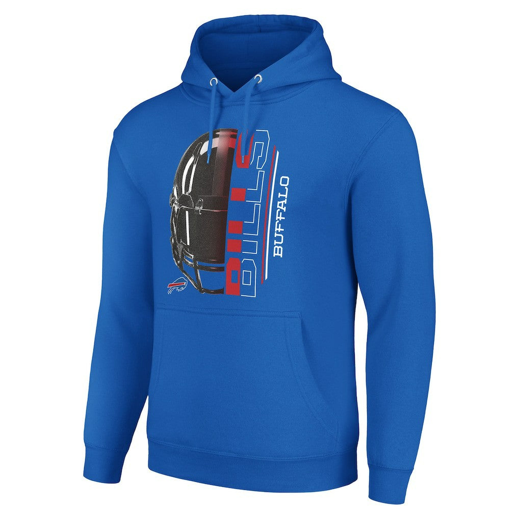 Starter Unisex Half Helmet Logo Pullover Hoodie - Buffalo Bills Hoodies