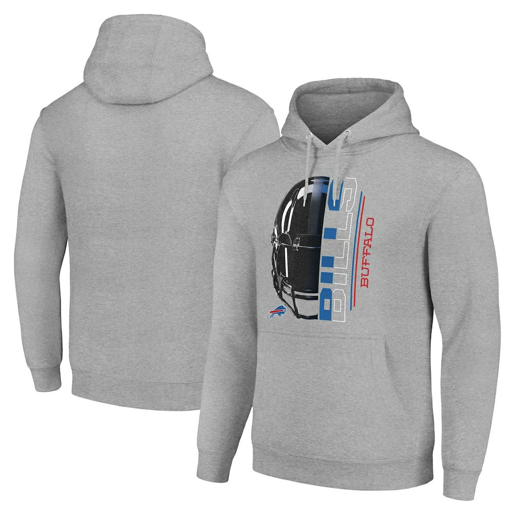 Starter Unisex Half Helmet Logo Pullover Hoodie - Buffalo Bills Hoodies