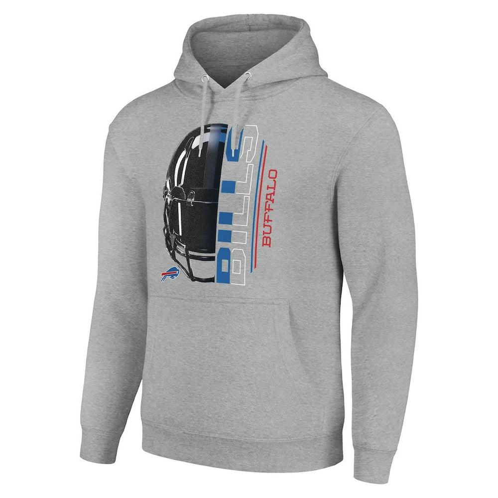Starter Unisex Half Helmet Logo Pullover Hoodie - Buffalo Bills Hoodies