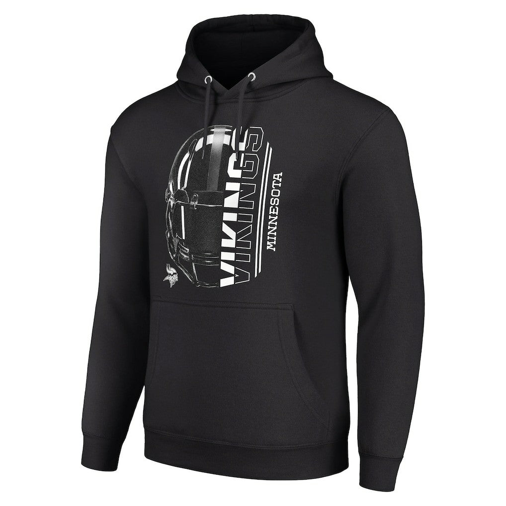 Starter Unisex Half Helmet Logo Pullover Hoodie - Minnesota Vikings Hoodies
