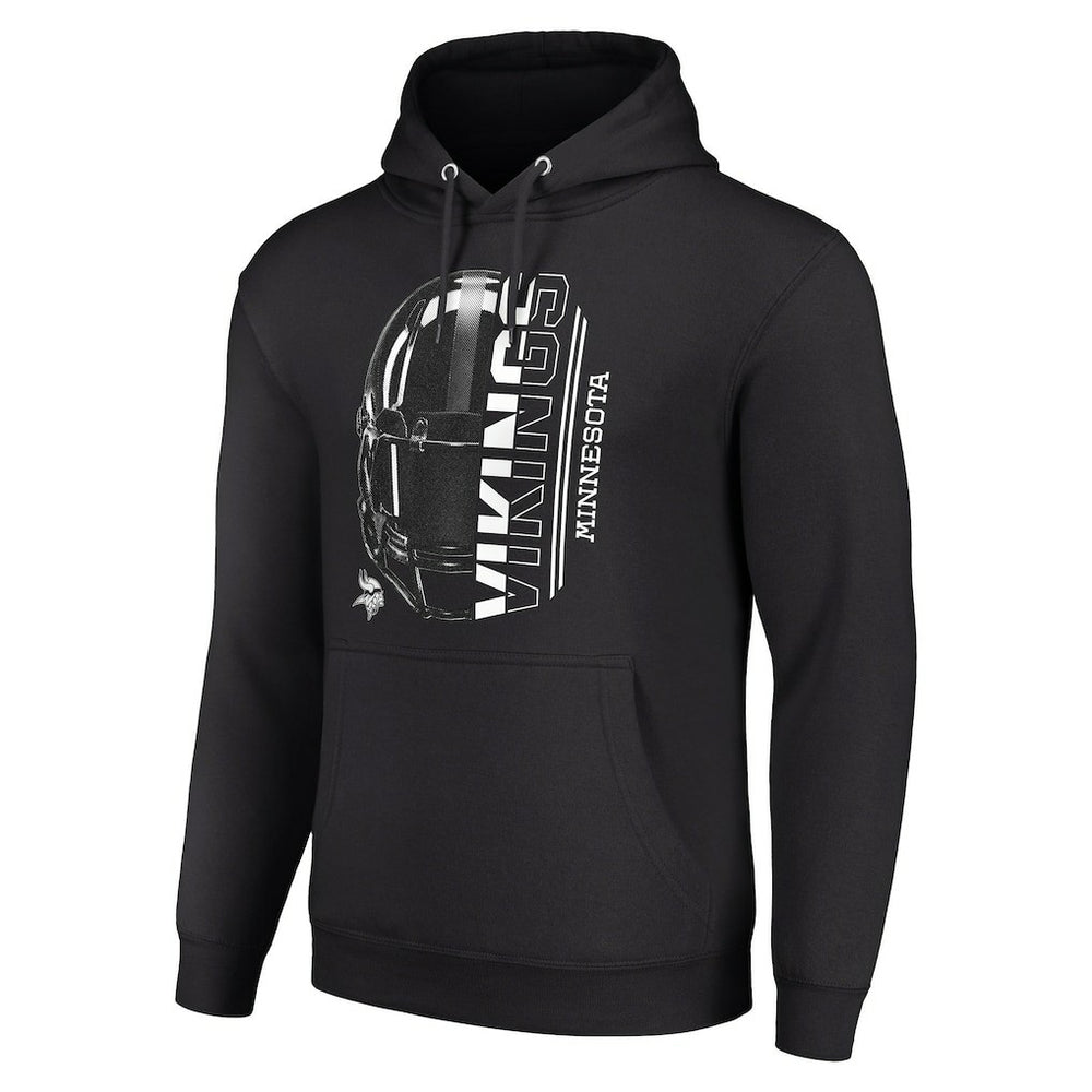 Starter Unisex Half Helmet Logo Pullover Hoodie - Minnesota Vikings Hoodies