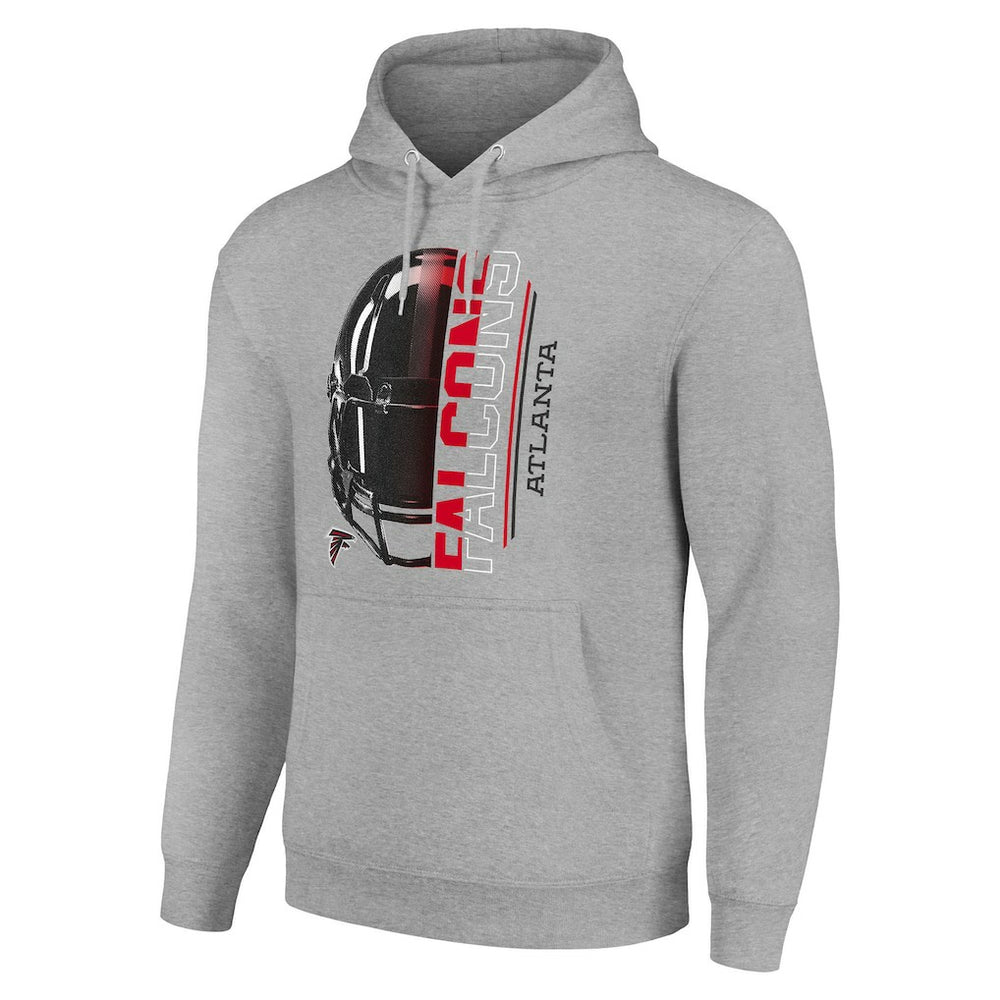 Starter Unisex Half Helmet Logo Pullover Hoodie - Atlanta Falcons Hoodies