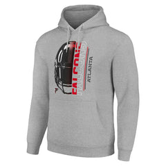 Starter Unisex Half Helmet Logo Pullover Hoodie - Atlanta Falcons Hoodies