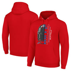 Starter Unisex Half Helmet Logo Pullover Hoodie - Buffalo Bills Hoodies