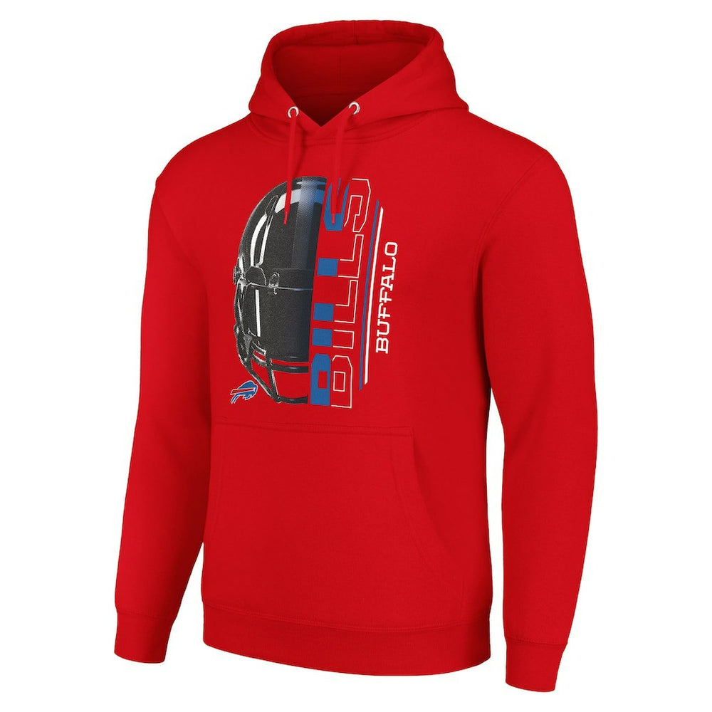 Starter Unisex Half Helmet Logo Pullover Hoodie - Buffalo Bills Hoodies