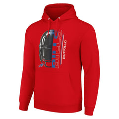 Starter Unisex Half Helmet Logo Pullover Hoodie - Buffalo Bills Hoodies
