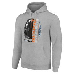 Starter Unisex Half Helmet Logo Pullover Hoodie - Denver Broncos Hoodies
