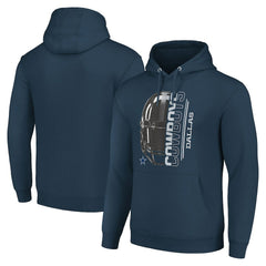 Starter Unisex Half Helmet Logo Pullover Hoodie - Dallas Cowboys Hoodies