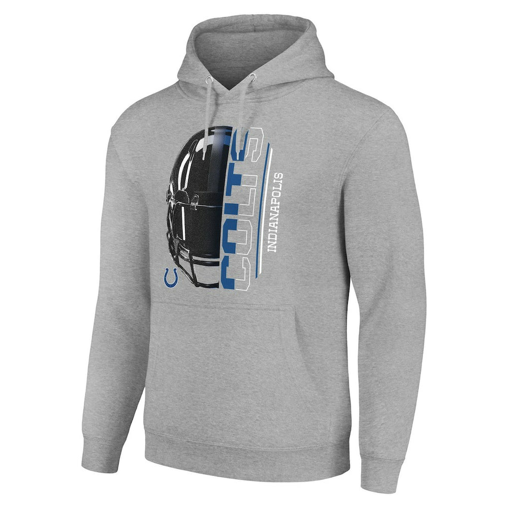 Starter Unisex Half Helmet Logo Pullover Hoodie - Indianapolis Colts Hoodies