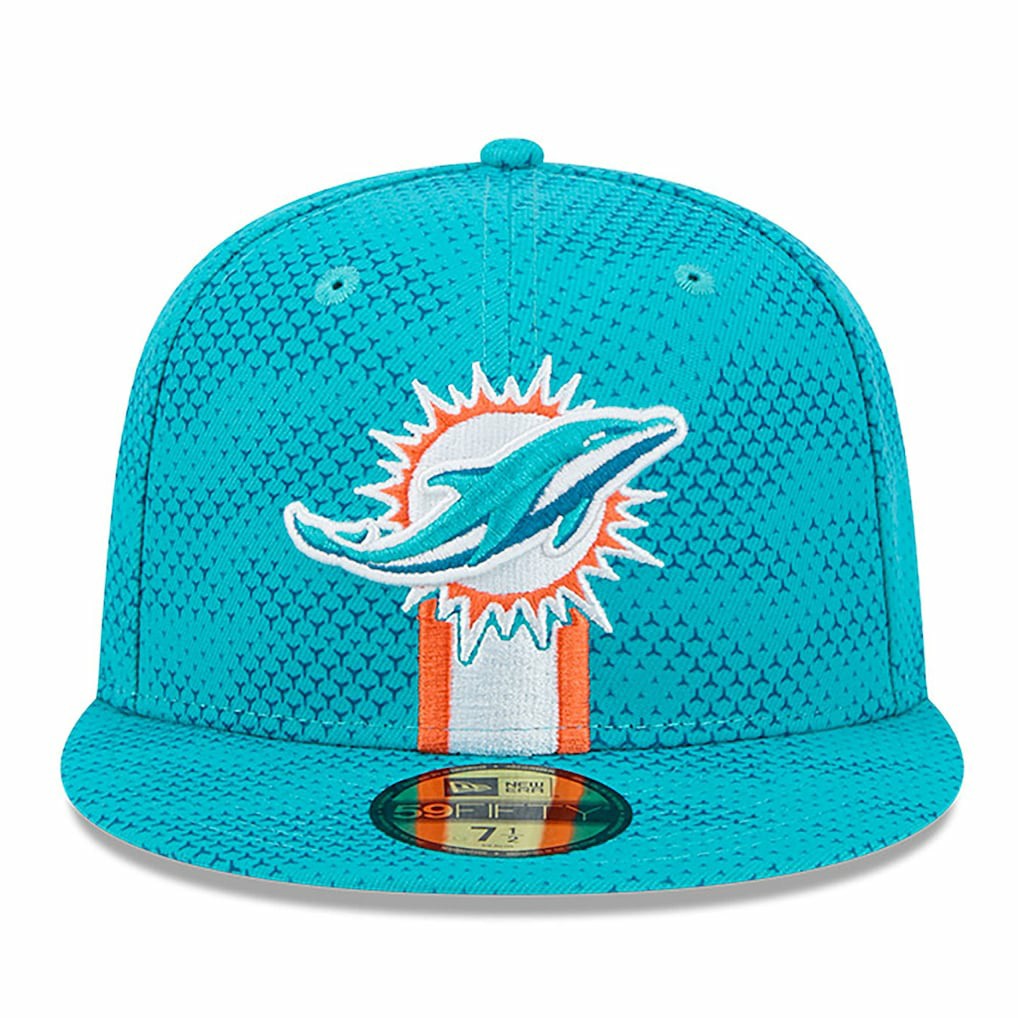 2024 Sideline 59FIFTY Fitted Hat - Miami Dolphins Hats
