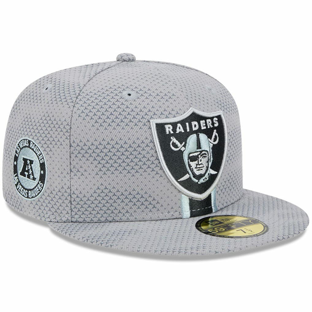 2024 Sideline 59FIFTY Fitted Hat - Las Vegas Raiders Hats