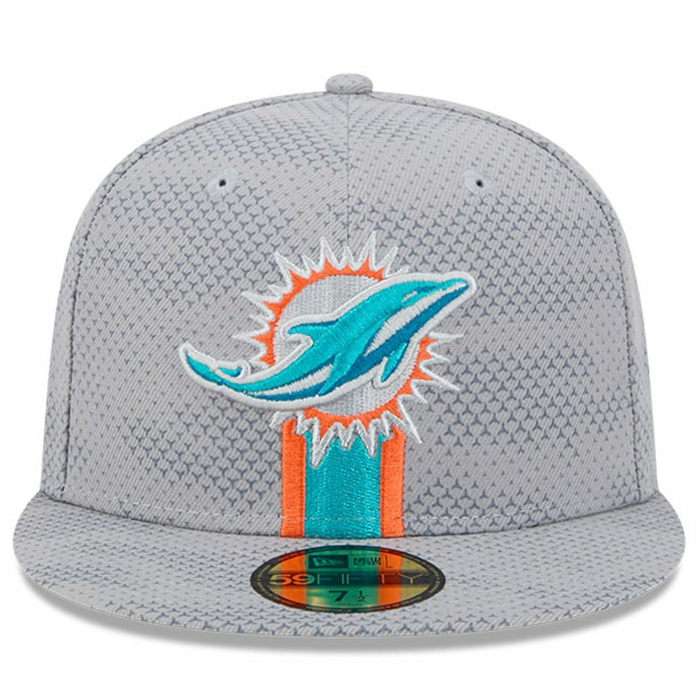 2024 Sideline 59FIFTY Fitted Hat - Miami Dolphins Hats