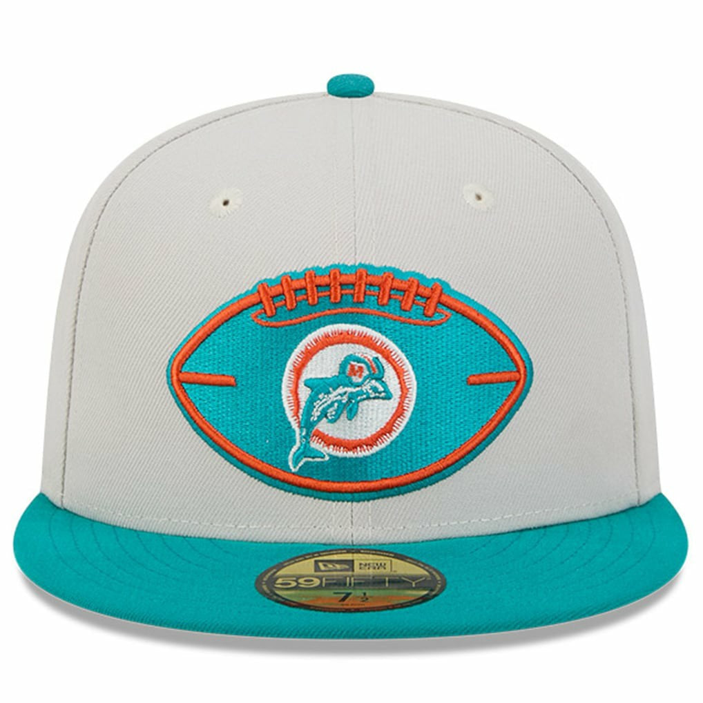 2024 Sideline Historic 59FIFTY Fitted Hat - Miami Dolphins Hats