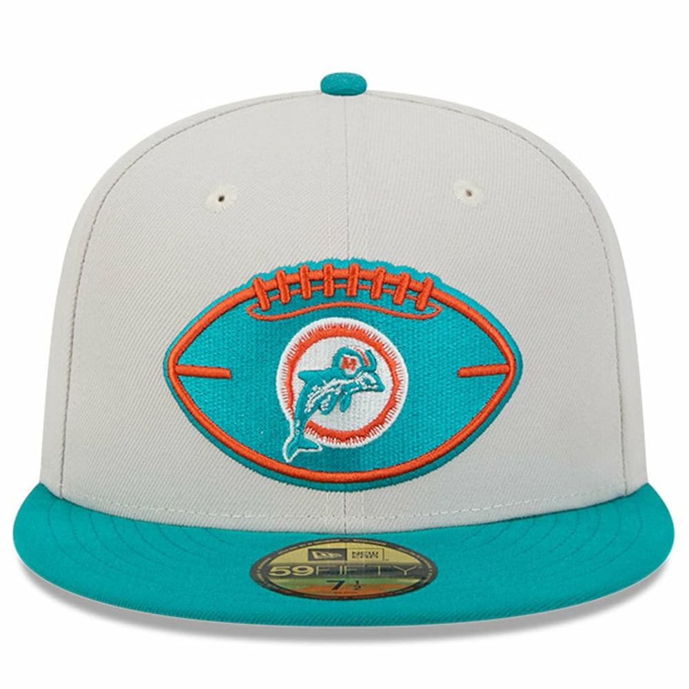 2024 Sideline Historic 59FIFTY Fitted Hat - Miami Dolphins Hats