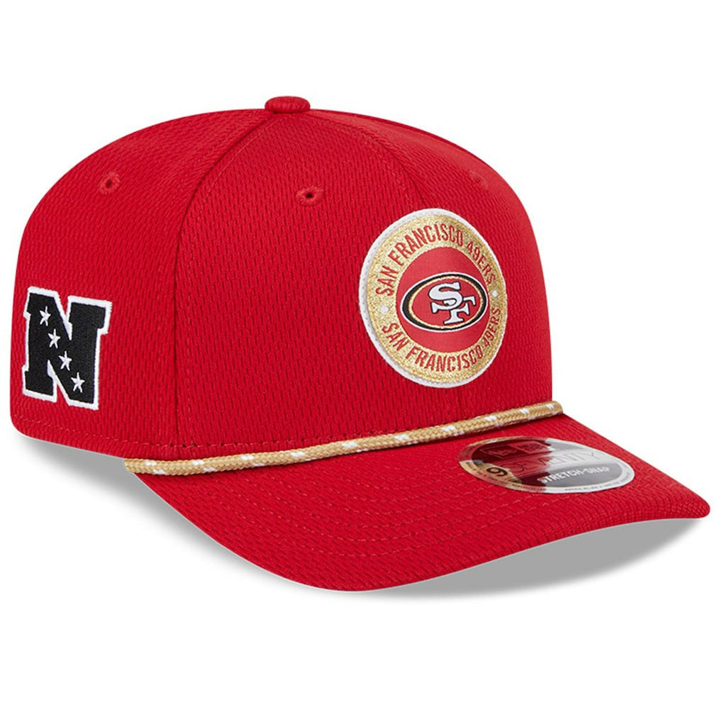 2024 Sideline 9SEVENTY Stretch-Snap Hat - San Francisco 49ers Hats