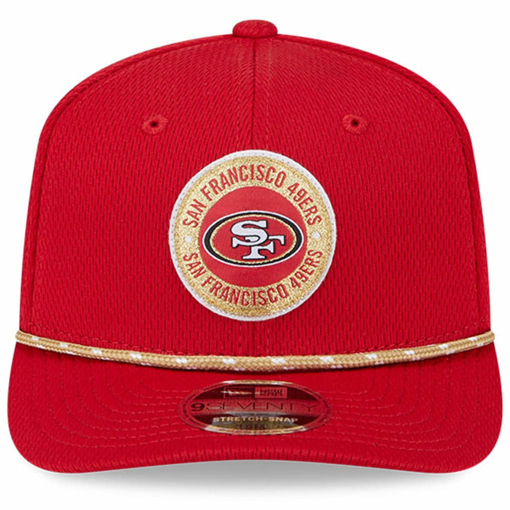 2024 Sideline 9SEVENTY Stretch-Snap Hat - San Francisco 49ers Hats