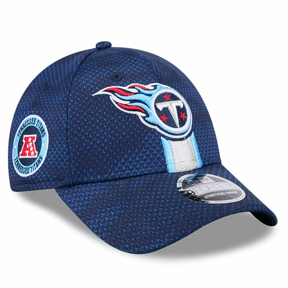 2024 Sideline 9FORTY Stretch-Snap Hat - Tennessee Titans Hats