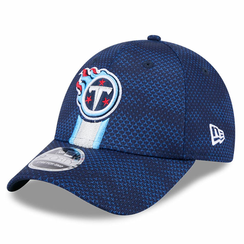 2024 Sideline 9FORTY Stretch-Snap Hat - Tennessee Titans Hats