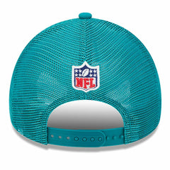 2024 Sideline Historic 9FORTY A-Frame Trucker Adjustable Hat - Miami Dolphins Hats