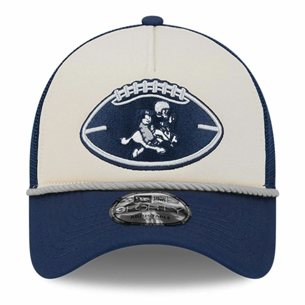2024 Sideline Historic 9FORTY A-Frame Trucker Adjustable Hat - Dallas Cowboys Hats