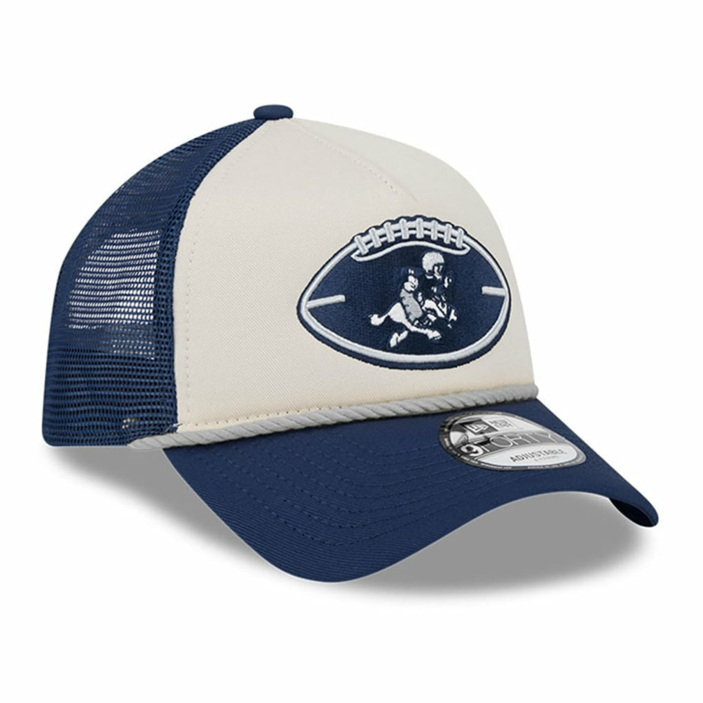 2024 Sideline Historic 9FORTY A-Frame Trucker Adjustable Hat - Dallas Cowboys Hats