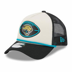 2024 Sideline Historic 9FORTY A-Frame Trucker Adjustable Hat - Jacksonville Jaguars Hats