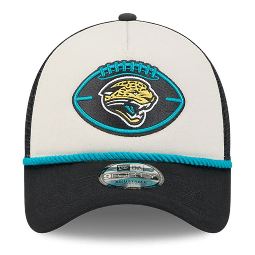 2024 Sideline Historic 9FORTY A-Frame Trucker Adjustable Hat - Jacksonville Jaguars Hats