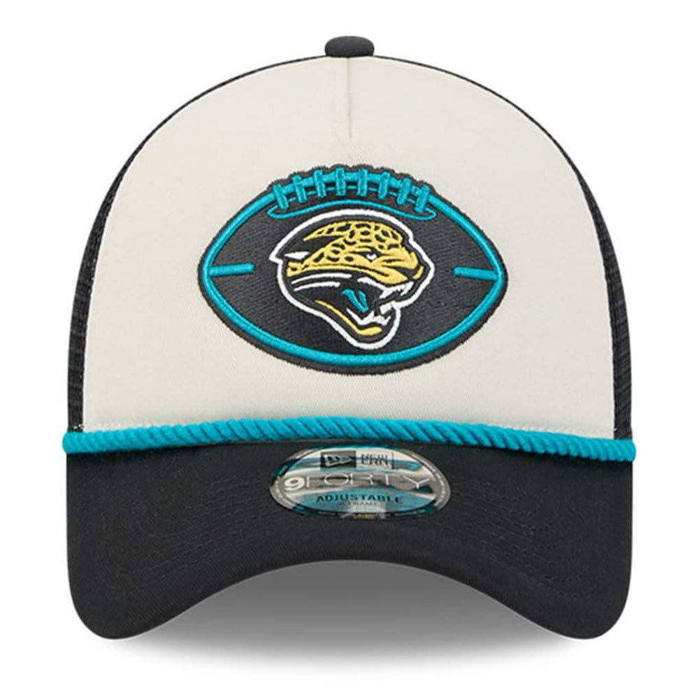 2024 Sideline Historic 9FORTY A-Frame Trucker Adjustable Hat - Jacksonville Jaguars Hats