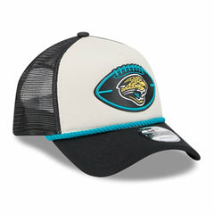 2024 Sideline Historic 9FORTY A-Frame Trucker Adjustable Hat - Jacksonville Jaguars Hats