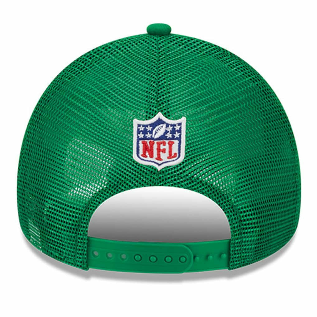 2024 Sideline Historic 9FORTY A-Frame Trucker Adjustable Hat - Philadelphia Eagles Hats