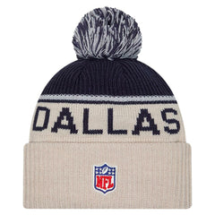 NFL Sideline Historic Cuffed Knit Hat with Pom
 - Dallas Cowboys Hats