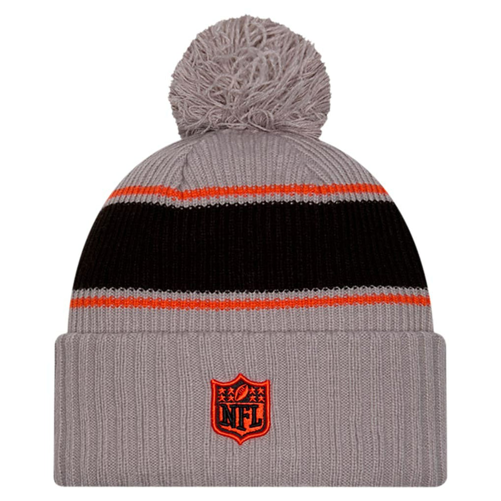 2024 Sideline Sport Cuffed Knit Hat with Pom - Cincinnati Bengals Hats