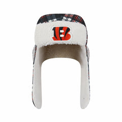Sideline Plaid Sherpa Trapper Hat - Cincinnati Bengals Hats