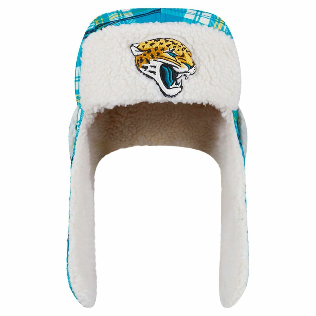 Sideline Plaid Sherpa Trapper Hat - Jacksonville Jaguars Hats