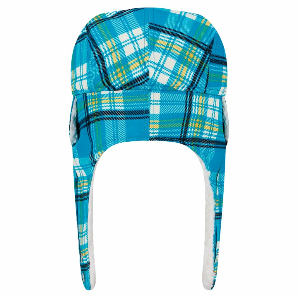 Sideline Plaid Sherpa Trapper Hat - Jacksonville Jaguars Hats