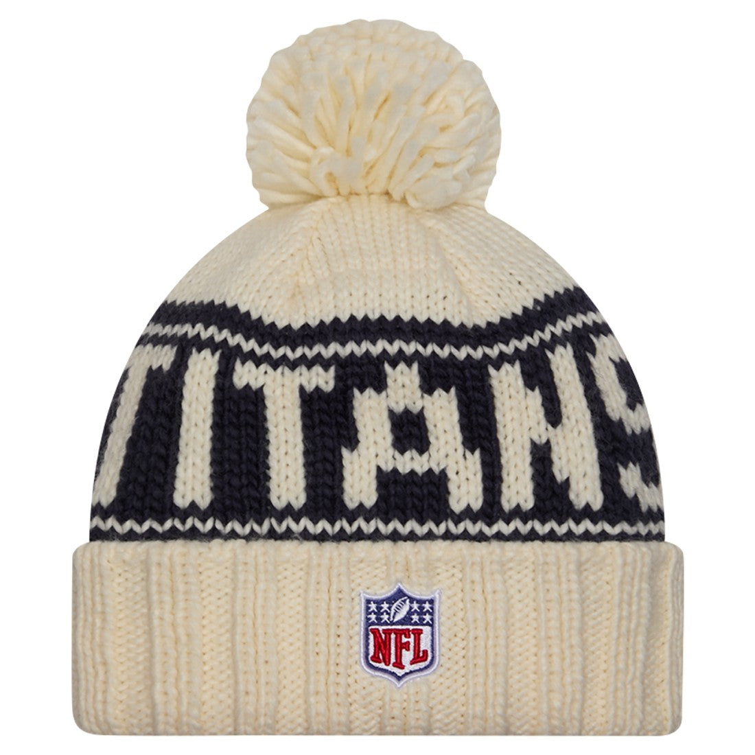 Women's 2024 Sideline Cuffed Knit Hat with Pom - Tennessee Titans Hats