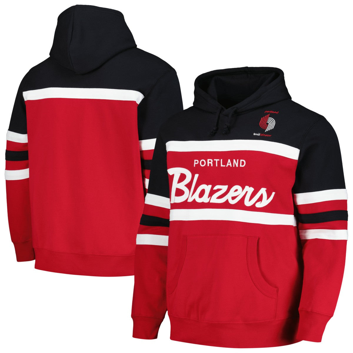 Mitchell & Ness Portland Trail Blazers Head Coach Pullover Hoodie