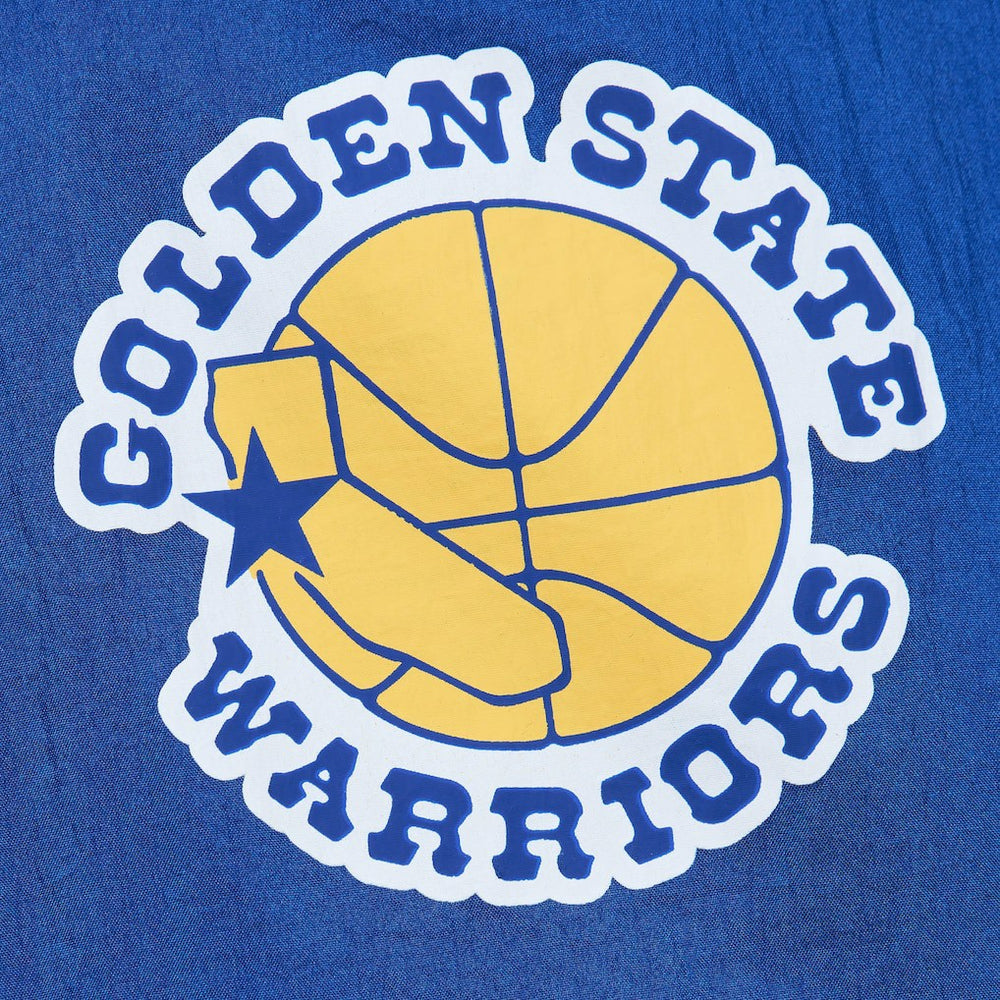 Mitchell & Ness Golden State Warriors Team OG 2.0 Vintage Logo Anorak Windbreaker Quarter-Zip Jacket sale