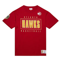 Mitchell & Ness Atlanta Hawks Hardwood Classics Team OG 2.0 Premium Vintage Logo T-Shirt