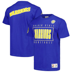 Mitchell & Ness Golden State Warriors Hardwood Classics Team OG 2.0 Premium Vintage Logo T-Shirt sale