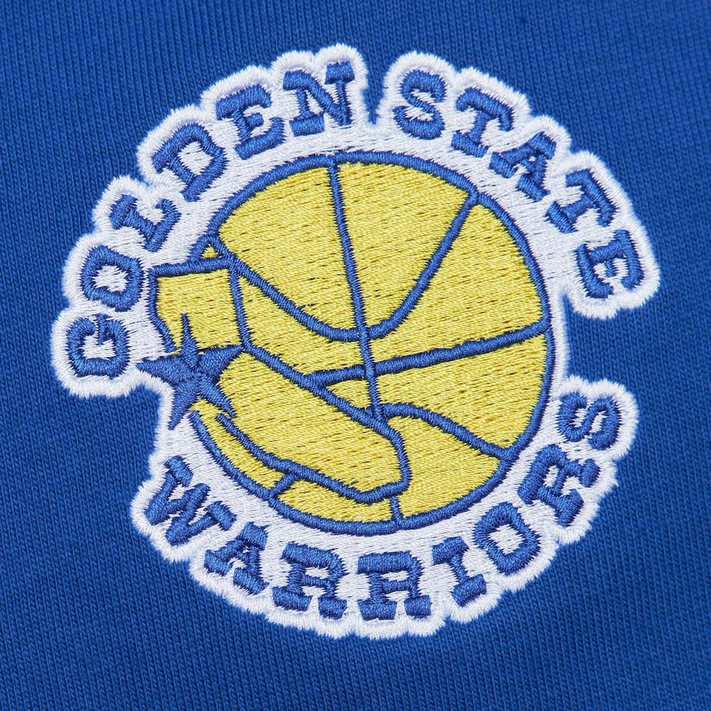 Mitchell & Ness Golden State Warriors Hardwood Classics Team OG 2.0 Premium Vintage Logo T-Shirt sale