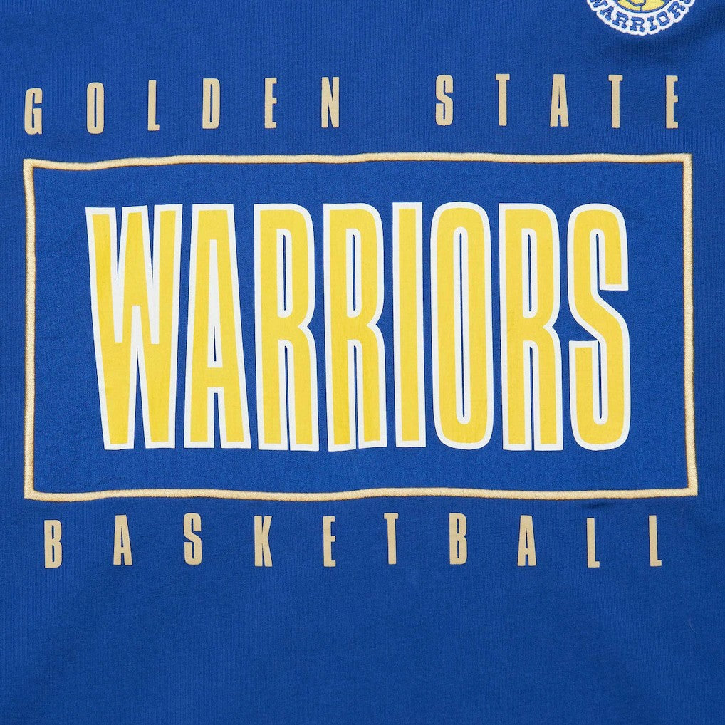 Mitchell & Ness Golden State Warriors Hardwood Classics Team OG 2.0 Premium Vintage Logo T-Shirt sale
