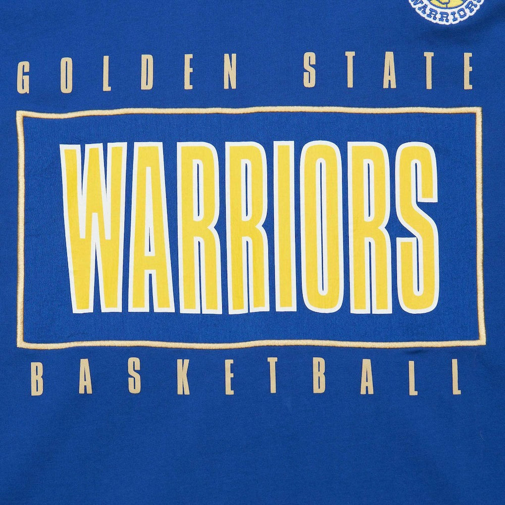 Mitchell & Ness Golden State Warriors Hardwood Classics Team OG 2.0 Premium Vintage Logo T-Shirt sale