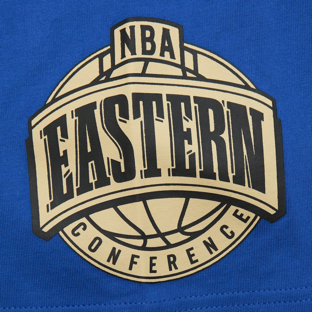 Mitchell & Ness Golden State Warriors Hardwood Classics Team OG 2.0 Premium Vintage Logo T-Shirt sale